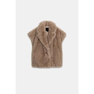 ZARA ZW COLLECTION LIMITED EDITION FAUX FUR VEST